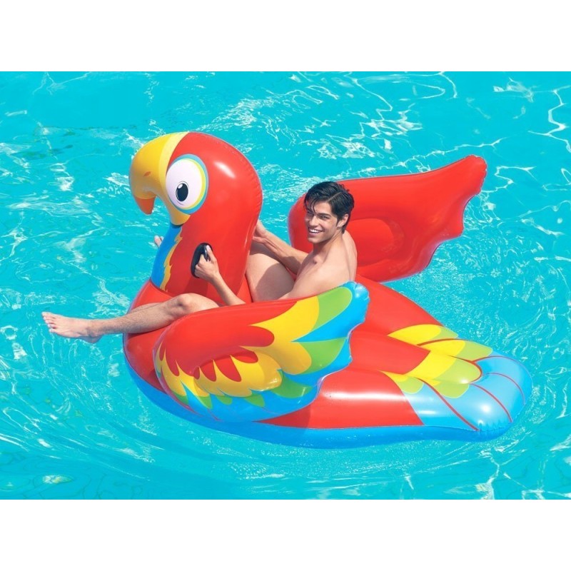 Dmuchany Materac Papuga 230 cm x 180 cm Bestway 41127