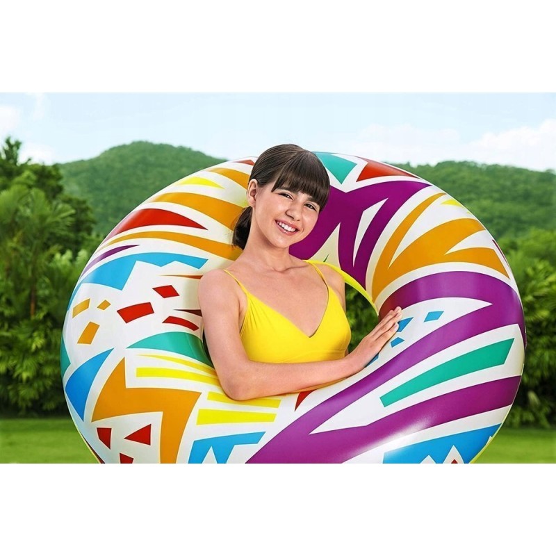 Dmuchane Koło Kolorowe 107 cm Bestway 36228