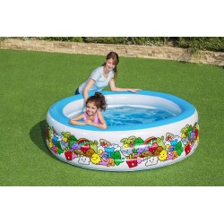 Basen Dmuchany Okrągły 196 cm x 53 cm Bestway 51122