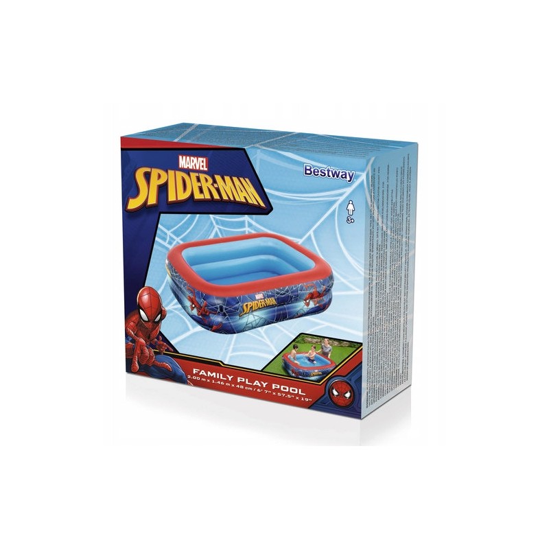 Basen Dmuchany Spider-Man 200x146x48 cm Bestway 98011