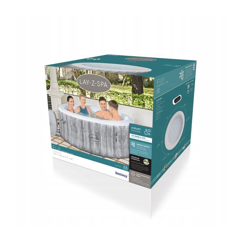 Dmuchane Spa 4 Osobowe 180 x 66cm Bestway 60085