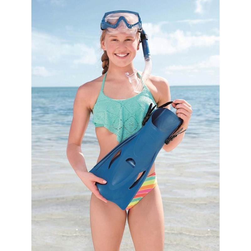 Zestaw Do Nurkowania Niebieski Maska, Płetwy, Rurka Bestway 25020