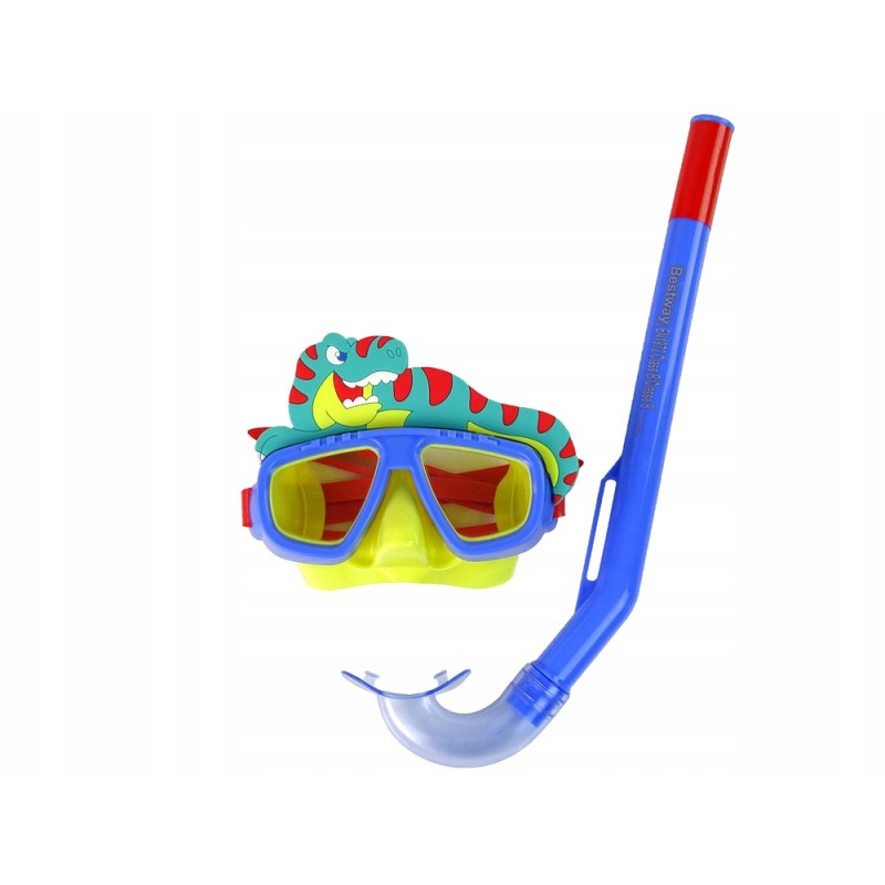 Maska Do Nurkowania Z Rurką Zwierzątka Niebieska Bestway 24059