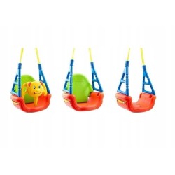 Wygodna Huśtawka Miś 3w1 Regulowana Kubełkowa 6m +