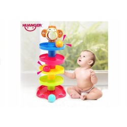 Sorter Edukacyjna Zjeżdżalnia z Małpką Dla Malucha