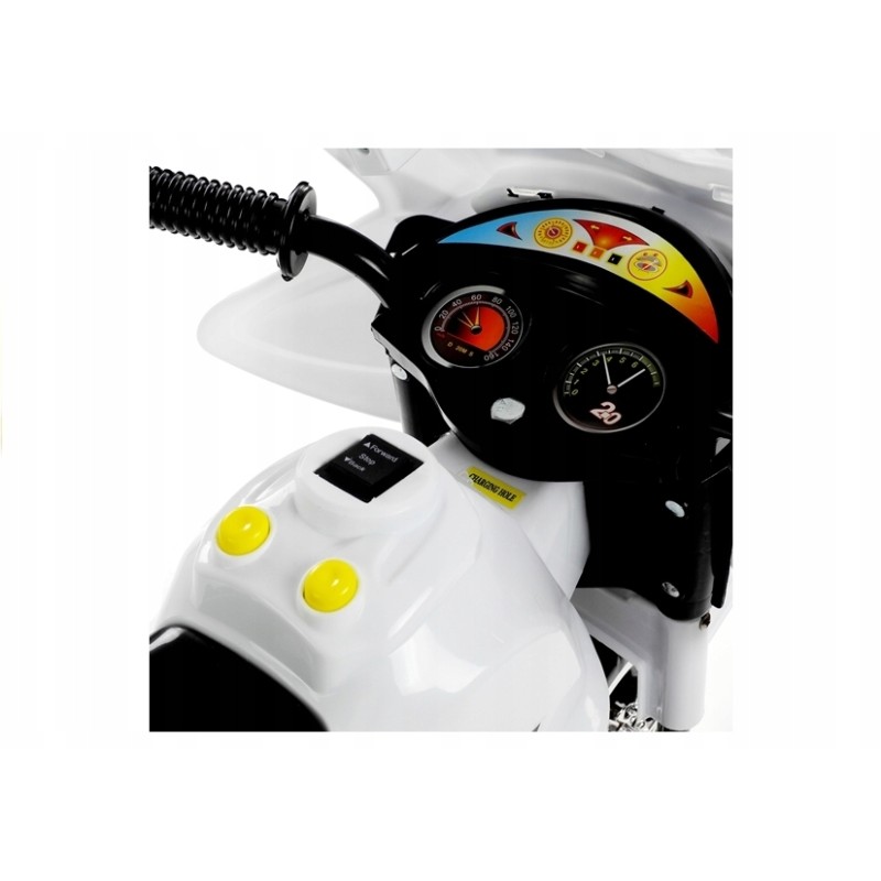 Motor na Akumulator Trójkołowy Biały BJX-88