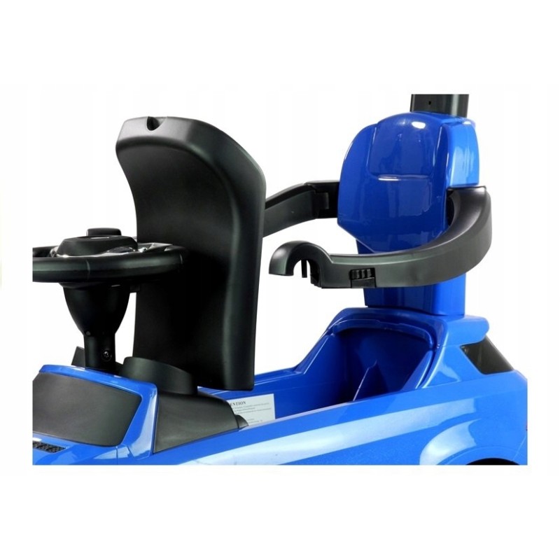 Jeździk Mercedes Pchacz 3w1 Barierki Niebieski 3288