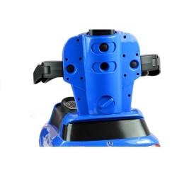 Jeździk Mercedes Pchacz 3w1 Barierki Niebieski 3288