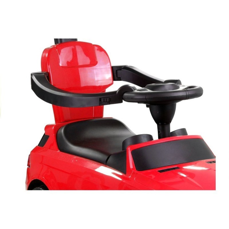 Jeździk Mercedes Pchacz 3w1 Barierki Czerwony 3288