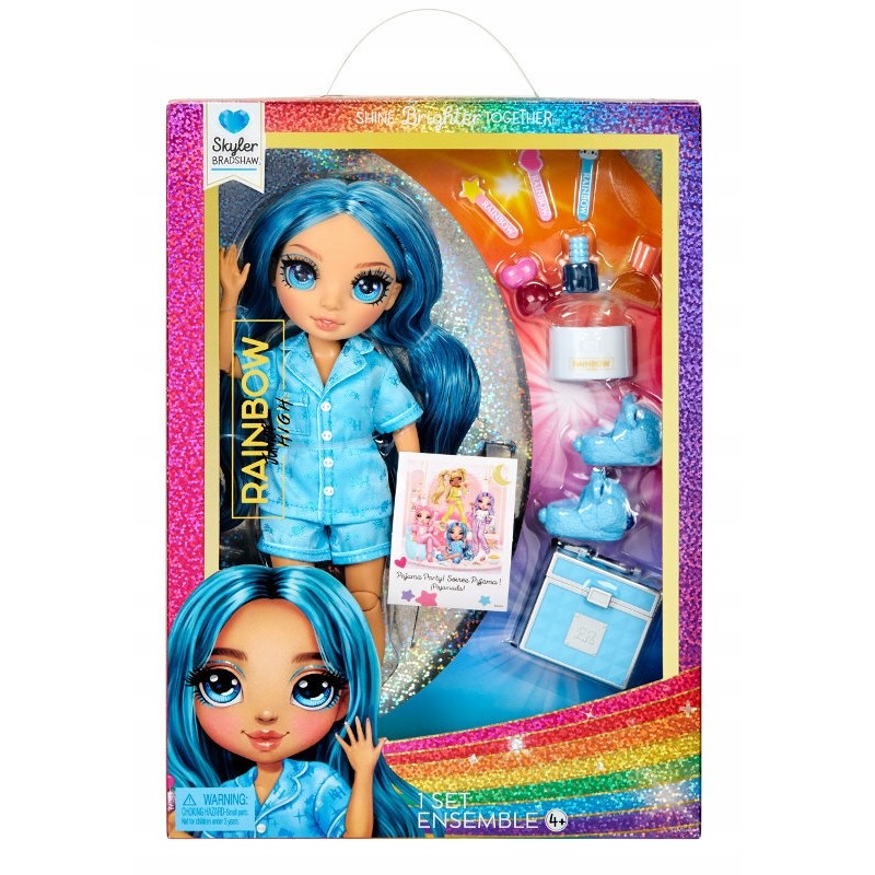 MGA Junior High PJ Party Fashion Lalka Skyler (Blue) 530947