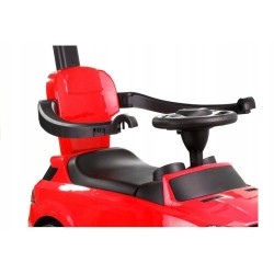 Jeździk Mercedes Pchacz 3w1 Barierki Czerwony 3288