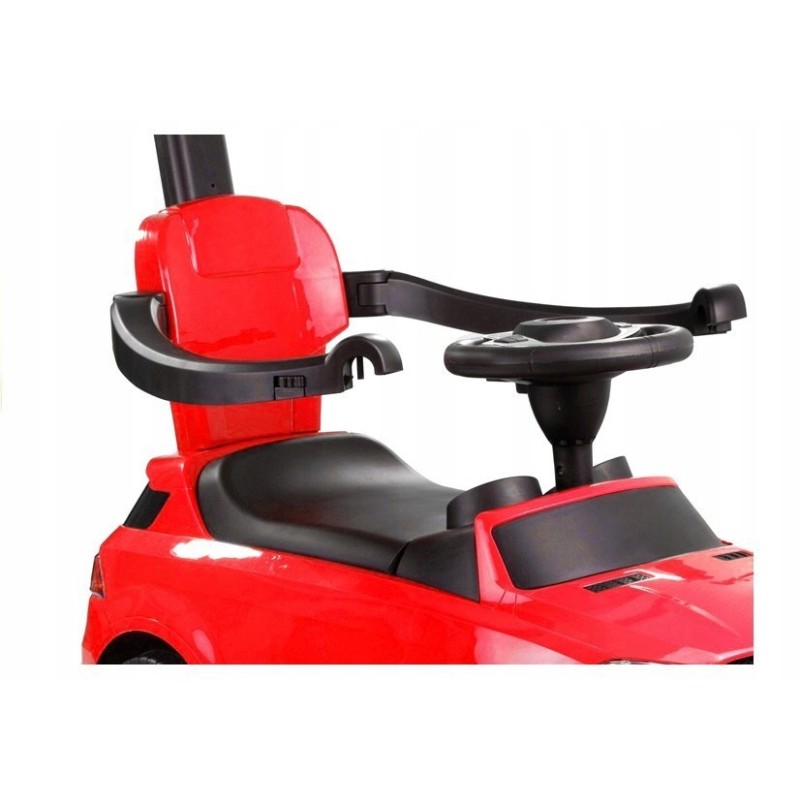 Jeździk Mercedes Pchacz 3w1 Barierki Czerwony 3288