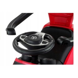 Jeździk Mercedes Pchacz 3w1 Barierki Czerwony 3288