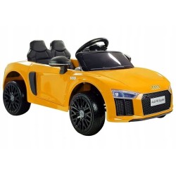 Auto na Akumulator Audi R8 Spyder Żółty