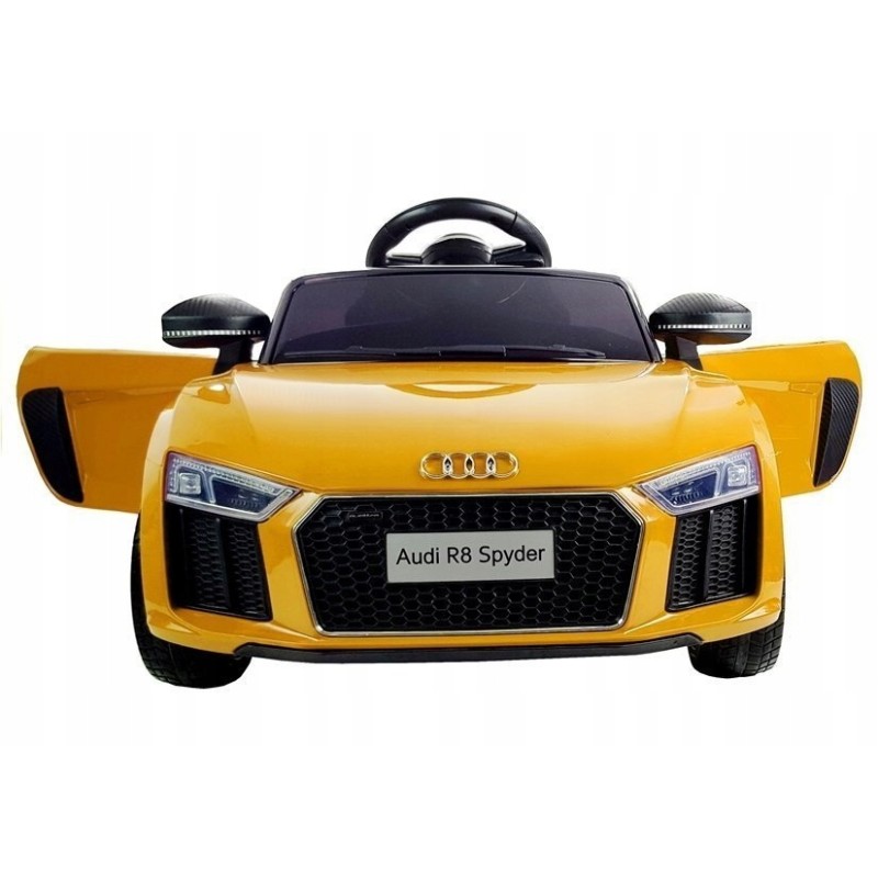 Auto na Akumulator Audi R8 Spyder Żółty