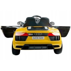 Auto na Akumulator Audi R8 Spyder Żółty