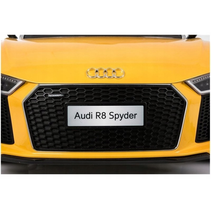 Auto na Akumulator Audi R8 Spyder Żółty