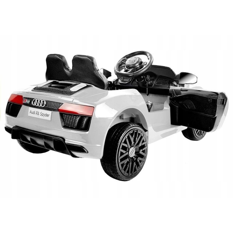 Auto na Akumulator Audi R8 Spyder Biały