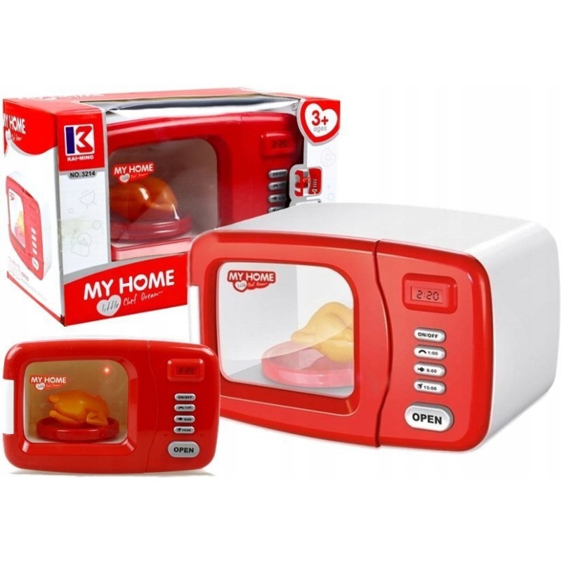 Mikrofalówka Z Kurczakiem Ze Światłami Zabawkowa