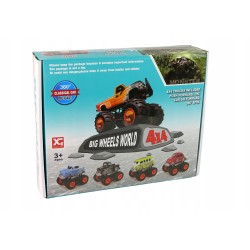 Auto 4x4 Klasyczny Model Na Dużych Kołach 4 Kolory