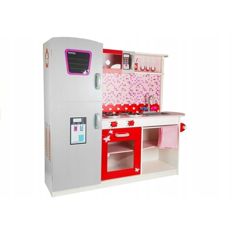 Kuchnia Drewniana Jola lodówka mikrofalówka