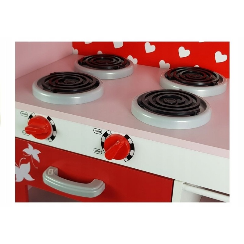 Kuchnia Drewniana Jola lodówka mikrofalówka