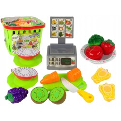 Koszyczek z Warzywami Do Krojenia Waga Sklepowa