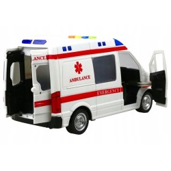 Auto Karetka Pogotowia Ambulans Efekty Gra Świeci