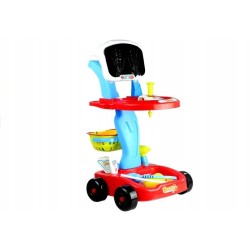 Wózek Lekarski z Akcesoriami 22 Elementy