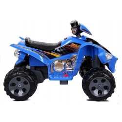 Quad na akumulator Duże Koła Niebieski
