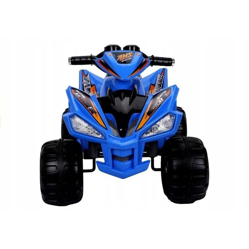 Quad na akumulator Duże Koła Niebieski