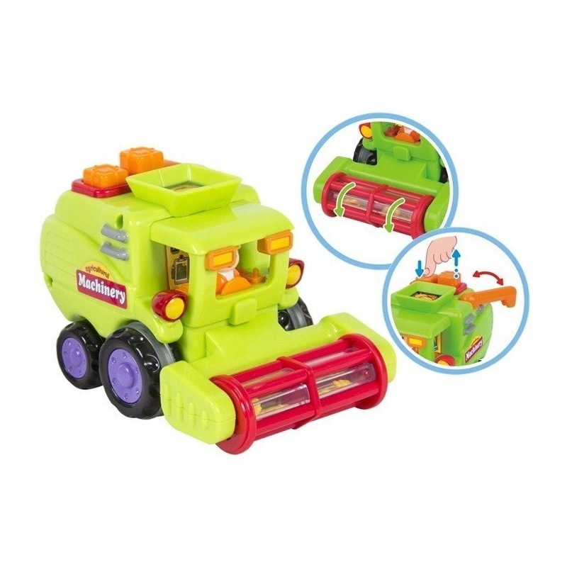 Auto Budowlane Śmieciarka Kombajn Ruchome Elementy