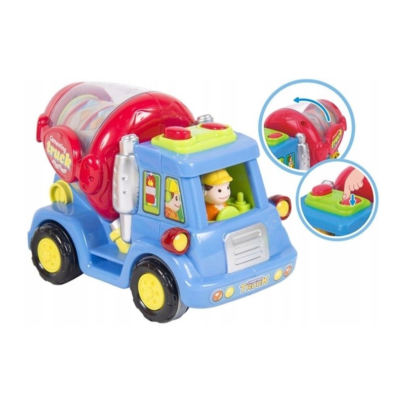 Auto Budowlane Śmieciarka Kombajn Ruchome Elementy