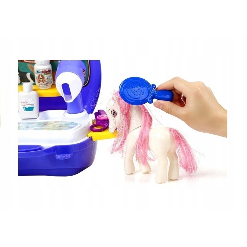 Zestaw Fryzjerski Kucyk w Walizce Salon Konika