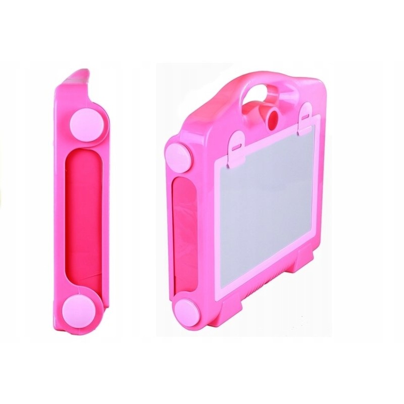 Tablica Na kredę Pisak + Pisaki Szblony 2w1