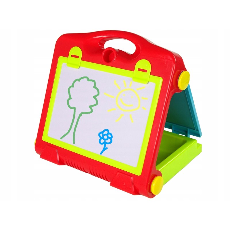 Tablica Składana w Walizkę Dwustronna 2w1 Na Kredę