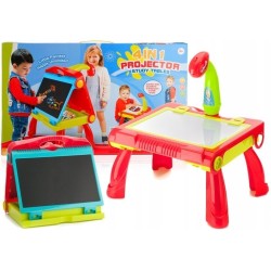 Tablica Projektor Stolik Na Kredę Pisak 4 w 1