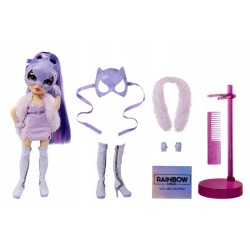 PROMO MGA Lalka Rainbow High Fall Theme VC Violett Willow Kostium balowy p3