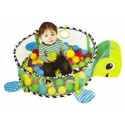 Mata Edukacyjna Dla Maluszka Żółw 3w1 Basen Piłki