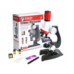 Duży Mikroskop Dla Małego Naukowca Na Baterie