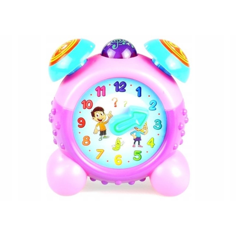 Budzik Edukacyjny Dla Malucha Nauka Godzin Różowy