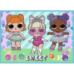 Puzzle 4w1 Poznaj laleczki. LOL Surprise! MGA 34613 Trefl