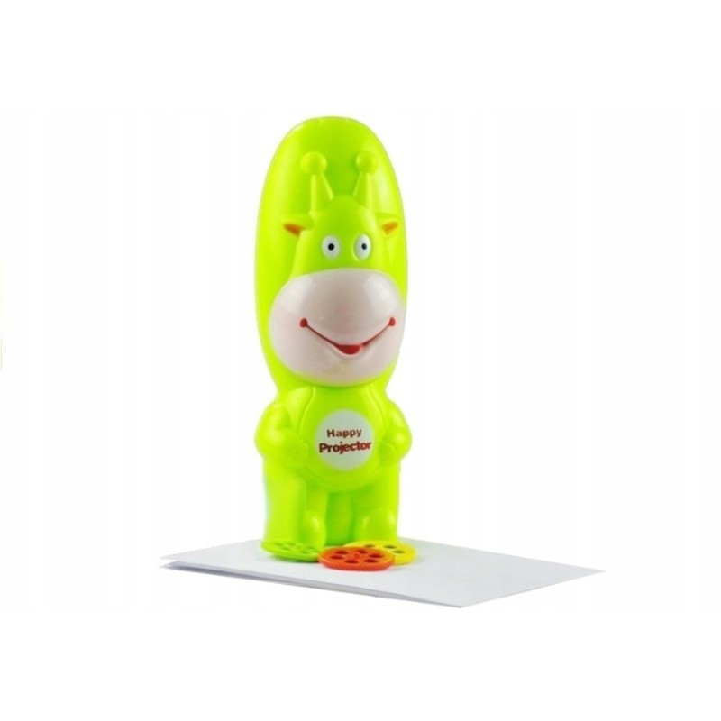 Rzutnik Projektor Żyrafa + Zeszyt + Pisaki Wodne