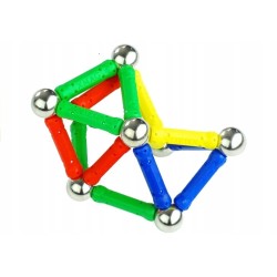 Zestaw Magnastix Klocki Magnetyczne 560 + Tablica