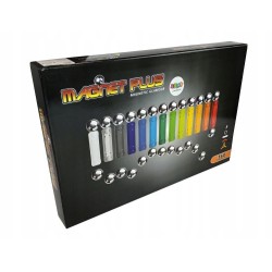 Zestaw Magnastix Klocki Magnetyczne 560 + Tablica