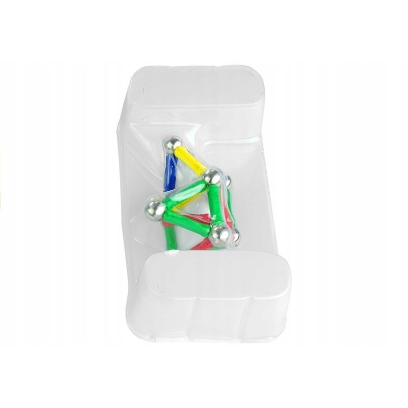 Klocki Magnetyczne Magnastix Patyczki Kulki Kolorowe 60el