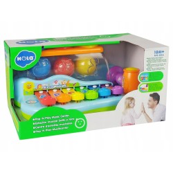 Edukacyjne Cymbałki Dla Malucha Młoteczek 6 Tonów Niebieskie