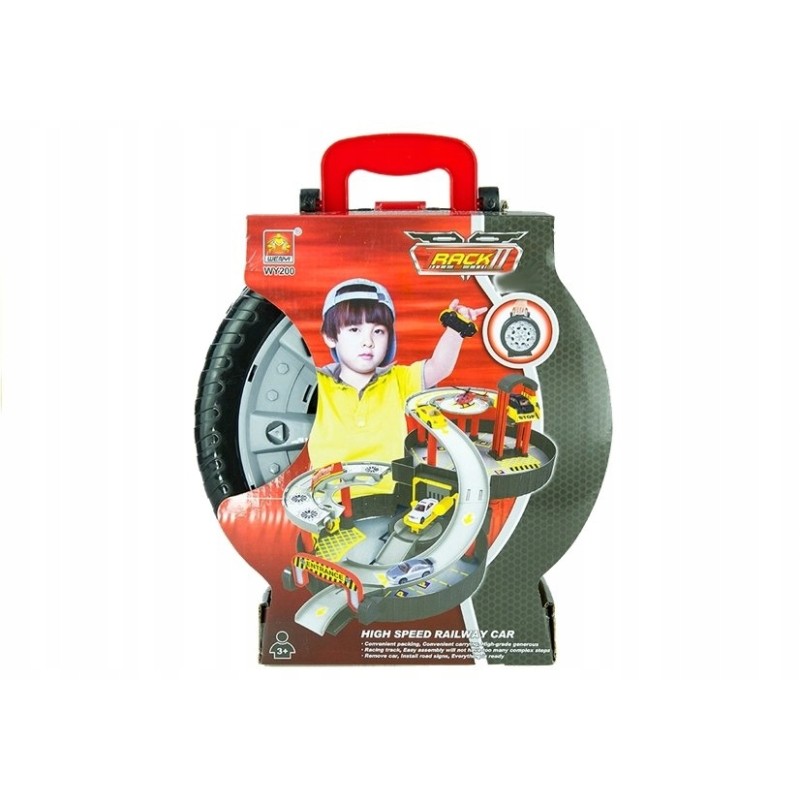 Parking Garaż Samochodowy Koło Walizka Dwupoziomowy