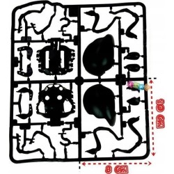 Zestaw Kreatywny Pająk Zasilany Słoną Wodą DIY Czarny