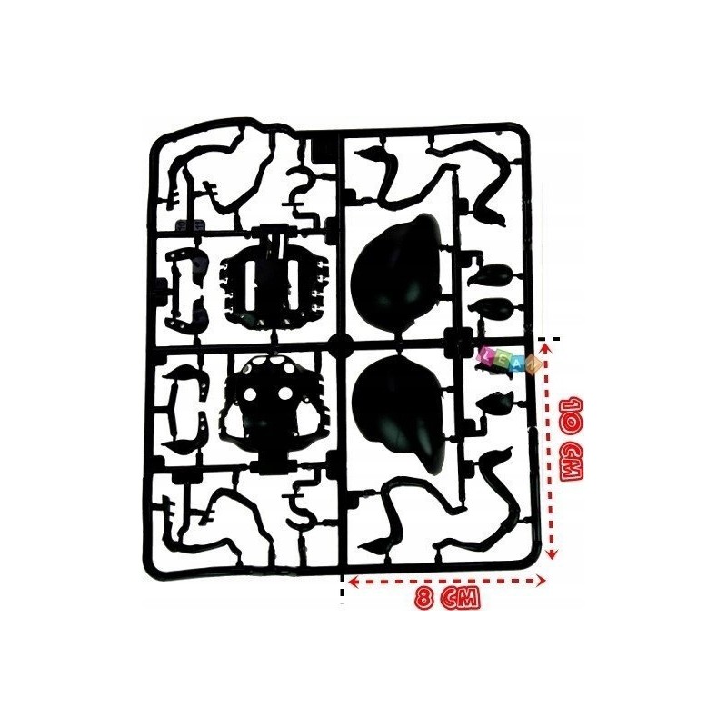 Zestaw Kreatywny Pająk Zasilany Słoną Wodą DIY Czarny